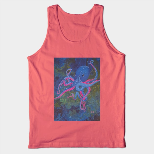 Octopus design - from my original acrylic painting sea creatures Tank Top by GarryGreenwood